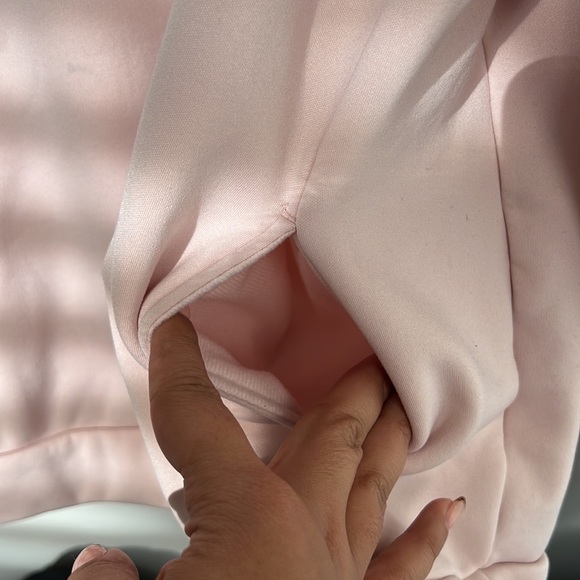 Nike Baby Pink Fleece Lined Hooded Sweater - Picture 7 of 12